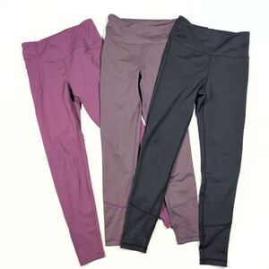 Lot of 3 Lilybod Womens Leggings Ankle Size XS Activewear Athleisure Athletic